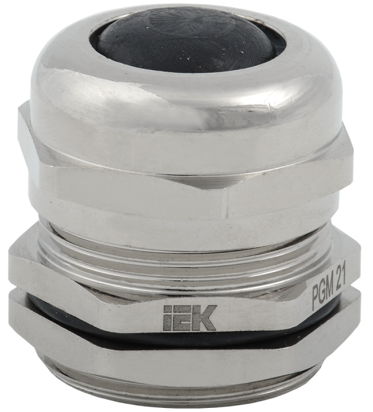 Сальник PGM 21 металлический диаметр проводника 13-18мм IP68 IEK