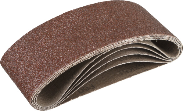 75х457 мм, P60, лента шлифовальная СТАНДАРТ, для ЛШМ, 5 шт. ЗУБР