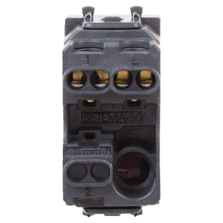 Кнопка модульная, "Avanti", "Черный квадрат", 1 модуль DKC