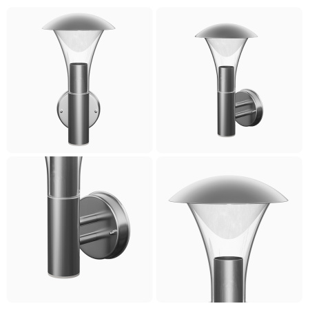 12-138 Cветильник садово-парковый, настенный, 15W, IP44, E27 Apeyron