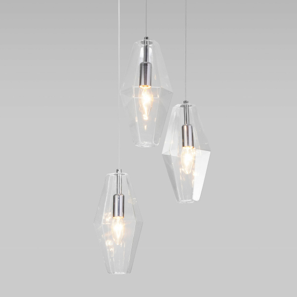 Подвесной светильник 3*E14 60Вт хром IP20 (50236/3) Eurosvet