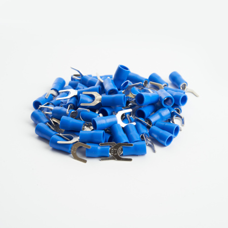 Наконечник вилочный изолированный НВИ 2,5-5, LD404-255 (упаковка 100 шт) STEKKER