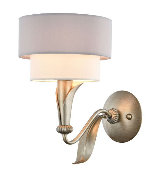 Бра 1*E14 40Вт Серебро Антик IP20 Lillian H311-01-G Maytoni