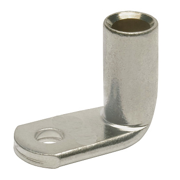 Наконечник кабельный кольцевой с лопаткой под 90 град. для жилы 10кв.мм под болт М5 (ТМЛ-90) DKC