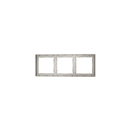 Рамка пластиковая Voltum S70 на 3 поста, (кашемир)