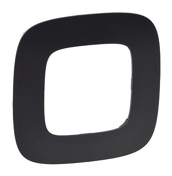 Valena Allure Рамка горизонтальная 1-м . черный матовый IP20 Legrand