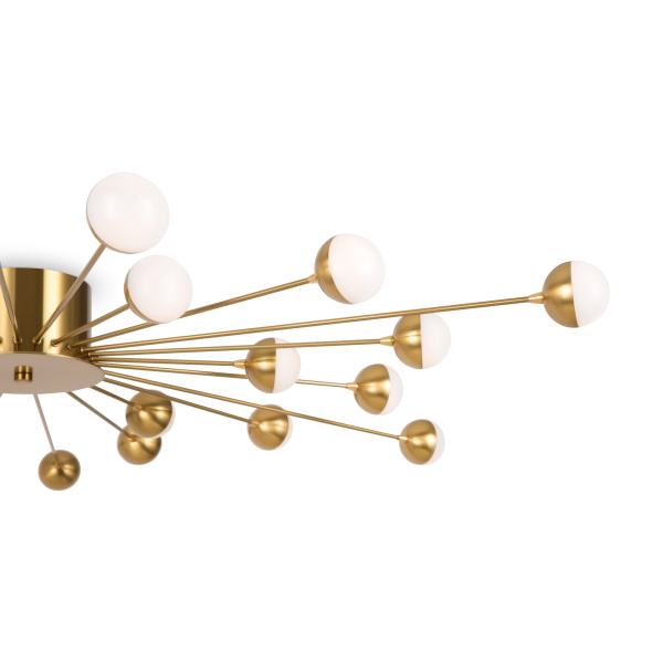 Потолочный светильник 24*G4 3Вт Латунь IP20 Celebrity FR5242CL-24BS Freya