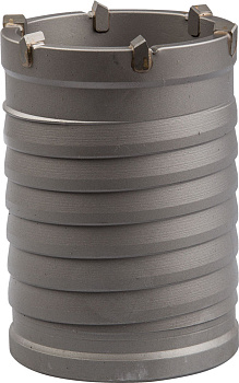 Коронка буровая, конусная посадка, без оснастки, d=73мм, L=100мм ЗУБР