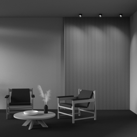 Встраиваемый светильник 1*GU10 12Вт Черный с Золотом IP20 Downlight DL044-01-GU10-B Technical Maytoni