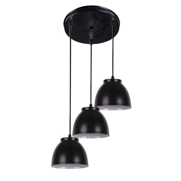 16-65 (1114/3) Светильник декоративный, подвесной, 230В/50Гц, 3хЕ27, мах 40Вт, 340х700х340мм, IP20, металл, чёрный, крепление на планку, ла... APEYRON
