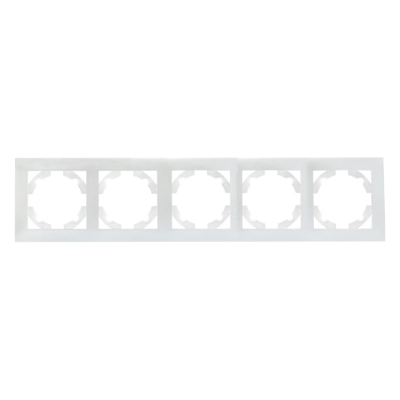 Валенсия Рамка 5-местная жемчуг EKF