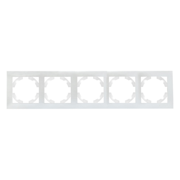 Валенсия Рамка 5-местная жемчуг EKF