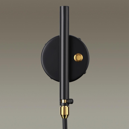 Настенный св-к E27 1*40W KERBI черный/золотой ODEON LIGHT