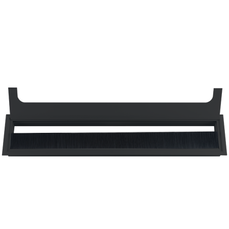 Donel Кабельный громмет (лючок) в стол, 400*80мм, цвет: черный