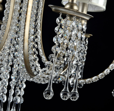 Люстра 6*E14 40Вт Серебро Антик IP20 Bience H018-PL-06-NG Maytoni