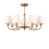Люстра 7*E14 40Вт Латунь IP20 Osborn FR2027PL-07BS Freya