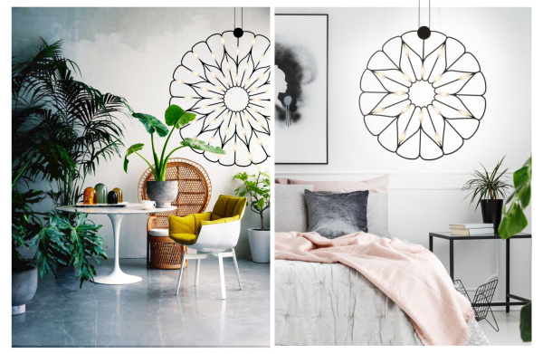 Подвесной светильник 48Вт 3000K Черный IP20 Volare MOD037PL-L48B Technical