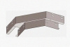 Лоток угловой замковый перфорированный КГЗ 100х50-90 УТ1,5 поворот на 90, оцинкованный лист S1,0