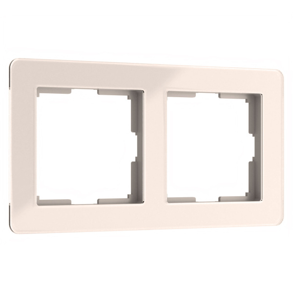 Acrylic Рамка на 2 поста айвори Werkel