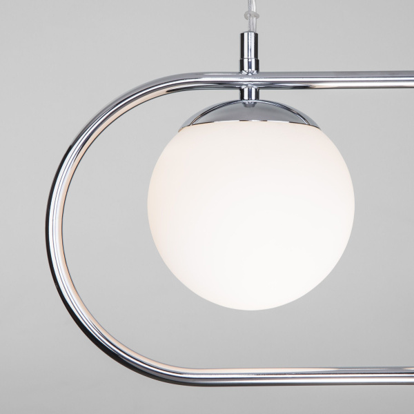 Подвесной светильник с плафонами 4*E27 60Вт хром IP20 Ringo (50089/4 хром) Eurosvet