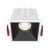 Встраиваемый светильник LED 10Вт Бело-черный IP20 Downlight DL043-01-10W4K-SQ-WB Technical Maytoni