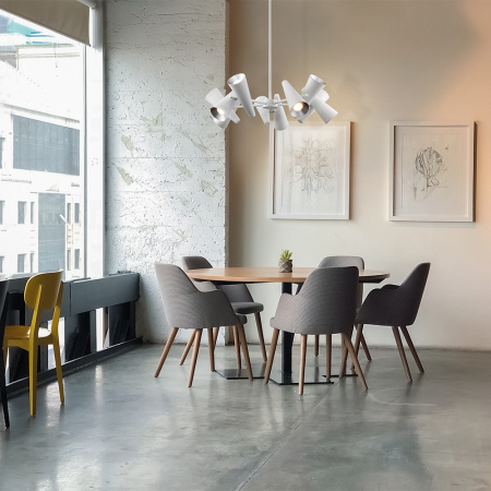 Подвесной светильник 10*GU10 50Вт Белый IP20 Giro MOD095PL-10W Maytoni