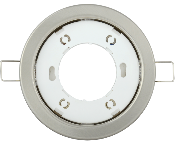 Светильник встраиваемый под лампу GX53 хром матовый IEK