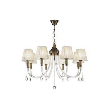 Люстра 8*E14 40Вт Бронза IP20 Betty FR2010PL-08BZ Freya
