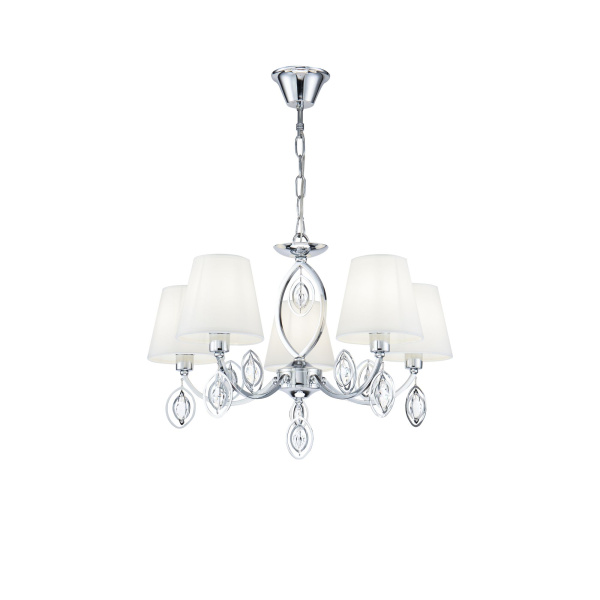 Люстра 5*E14 40Вт Хром IP20 Luciana FR2003PL-05CH Freya