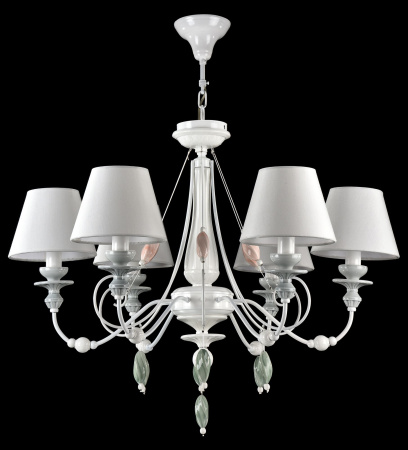 Люстра 6*E14 40Вт Жемчужный белый IP20 Adelia ARM540-06-W Maytoni
