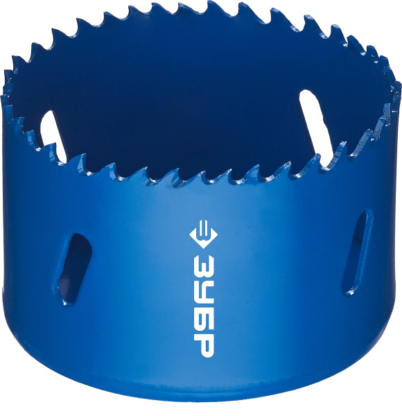 68мм, коронка биметаллическая, быстрорежущая сталь ЗУБР