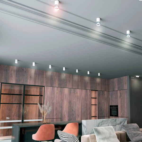 Св-к накл.IP20 GU10 9W 235V ELINA белый B NOVOTECH