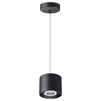 Св-к накл.св/д,длина провода 2м IP20 LED 15W 4000K 1600Лм 110-265V черный BIND NOVOTECH