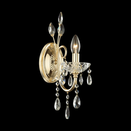 Бра E14 40W VERSIA золотой/хрусталь ODEON LIGHT