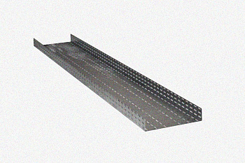 Лоток глухой ЛМГ 75х50х2000 УХЛ1, оцинкованный лист S1,0