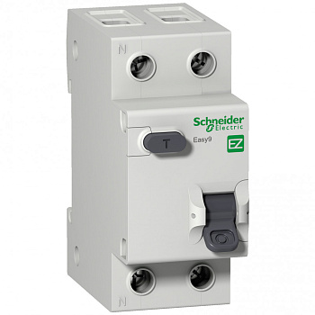 Дифференциальный автоматический выключатель АВДТ 1П+N 16А С 30мА EASY 9 Schneider Electric