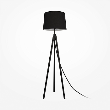 Напольный светильник (торшер) 1*E27 60Вт Черный IP20 Calvin Z177FL-01B Maytoni