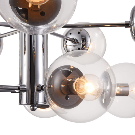 Подвесной светильник 10*E14 60Вт Хром IP20 Richard FR5596PL-10CH Freya