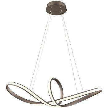 Светильник подвесной Кофейный/Кофейный LED 1*40Вт WE446.01.603 WERTMARK