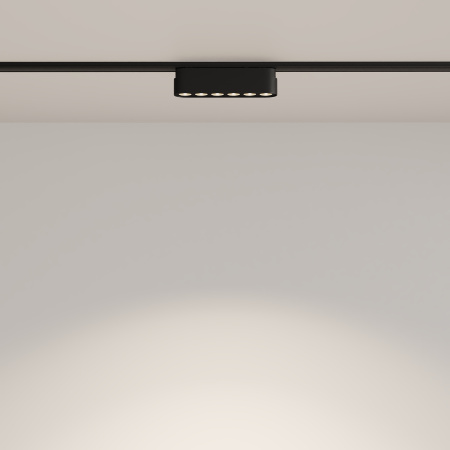 Трековый светильник LED 6Вт Черный IP20 Magnetic track system Radity TR082-1-6W4K-M-B Technical Maytoni