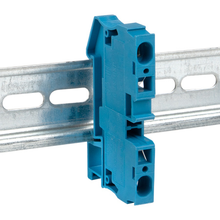 Колодка клеммная пружинная JXB-ST-6 52А синяя PROxima EKF