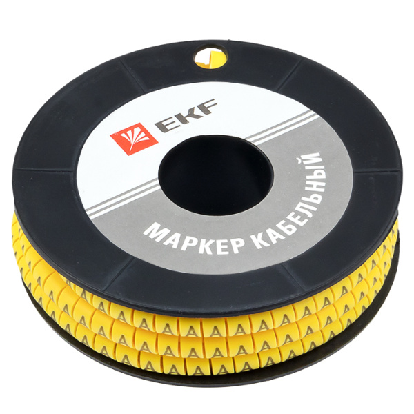 Маркер кабельный 4,0 мм2 "A" (500 шт) (ЕС-2) PROxima EKF