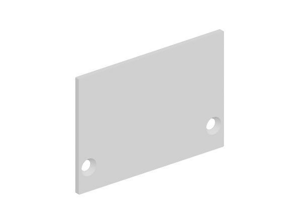 Donel Боковая глухая заглушка для профиля DN18511 Цвет:Белый матовый, RAL9003,Серия:DN8ALE