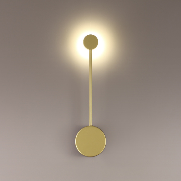 Настенный св-к LED 4000K 5W 220V SATELLITE золотистый/металл ODEON LIGHT