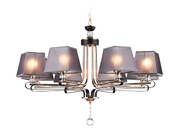 Светильник подвесной TR4618/8 CF/FGD кофе/золото E27/8 max 40W D760*810 Ambrella Light