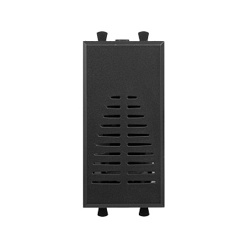 Звонок модульный, "Avanti", "Черный матовый", 1 модуль DKC