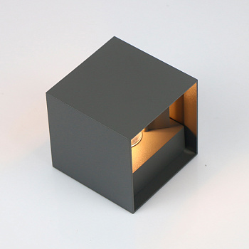 Фасадный светильник General GWL-G9-5-SQUARE-IP65 Графит Квадратный Лайтвэйв General