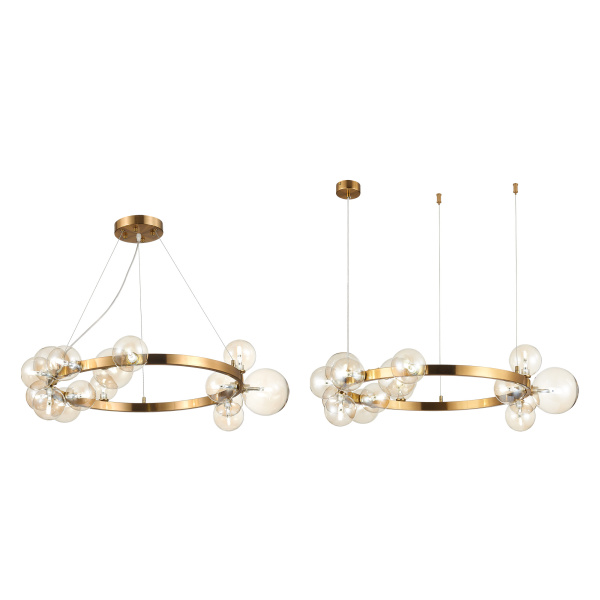 Светильник подвесной Бронза/Коньячный G4 15*5Вт SL1165.303.15 ST LUCE