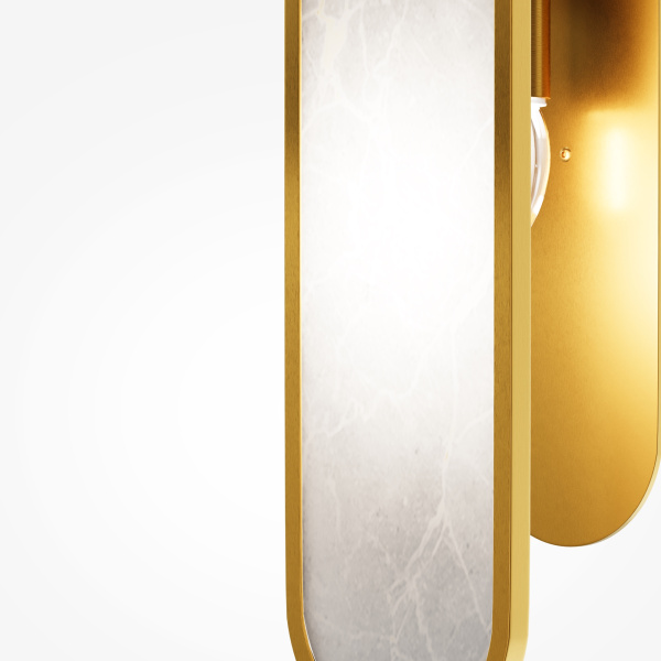 Настенный светильник (бра) 2*E14 40Вт Латунь IP20 Marmo MOD099WL-02G Maytoni