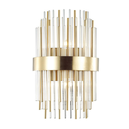 Бра G9 2*40W 220V IDA золотой/металл/стекло ODEON LIGHT